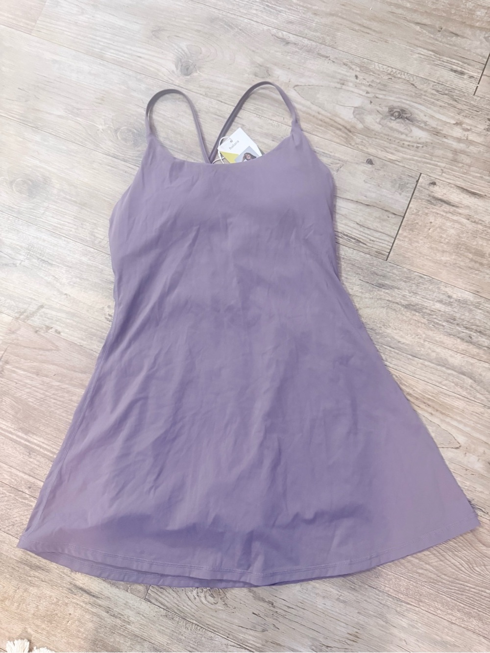 HALARA Dusty Lavender Asymmetrical Slip Dress